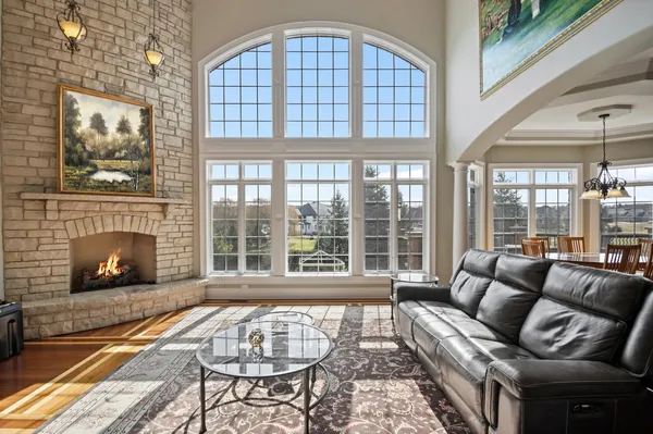a kitchen with lots of counter space and a sink