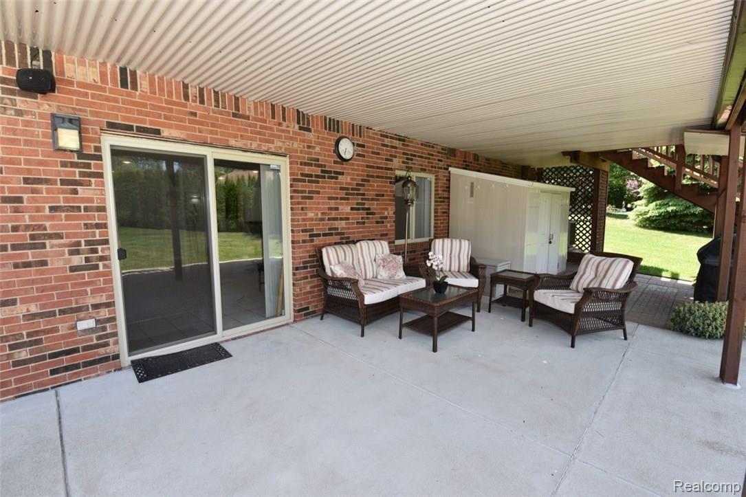 3881 Kossuth Road Lake Orion, MI 48360 - Photo 13 of 47 Covered Patio Under The Deck