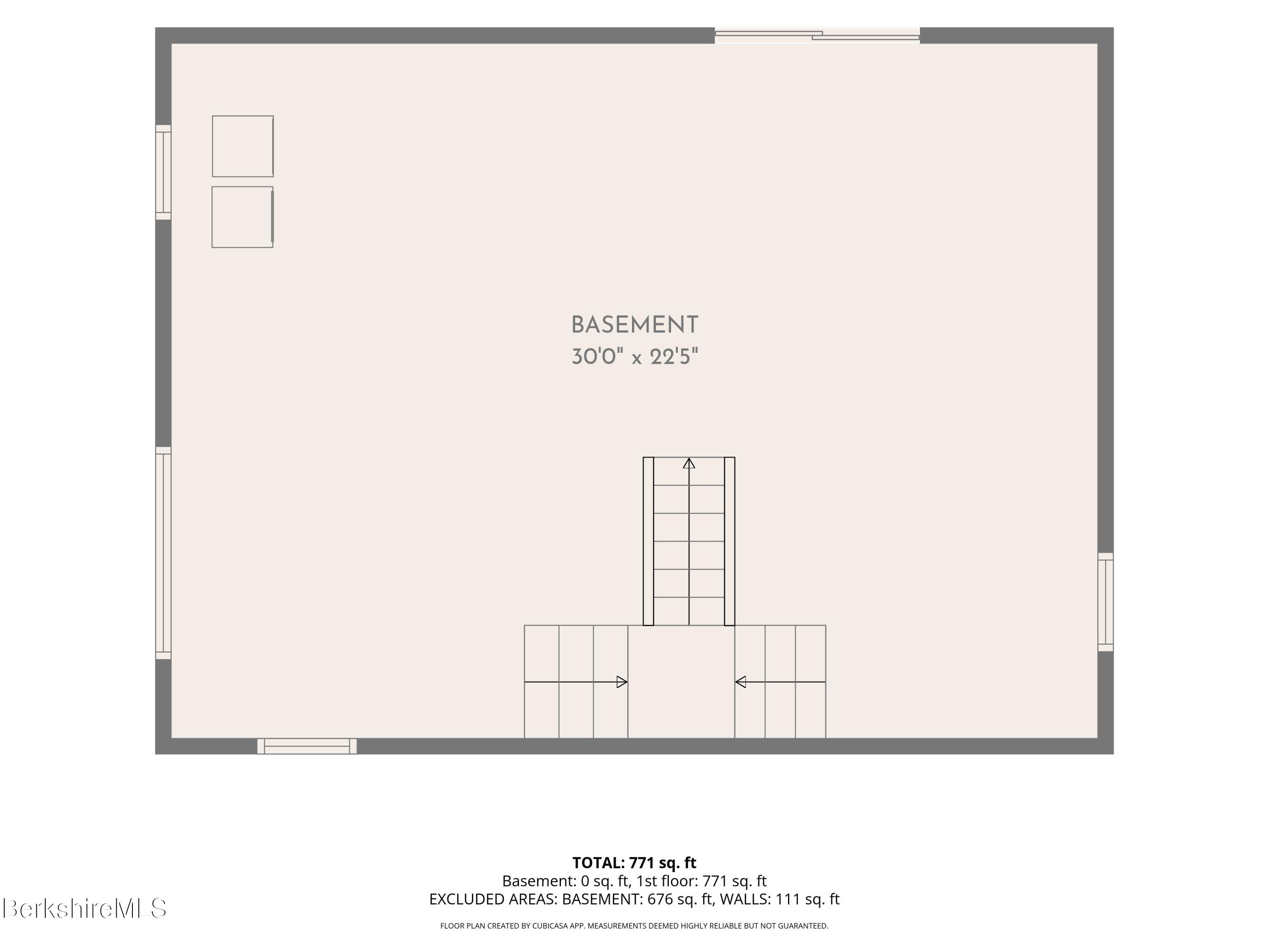 160 Chestnut Road Richmond, MA 01201 - Photo 40 of 40 FLOOR PLAN Basement