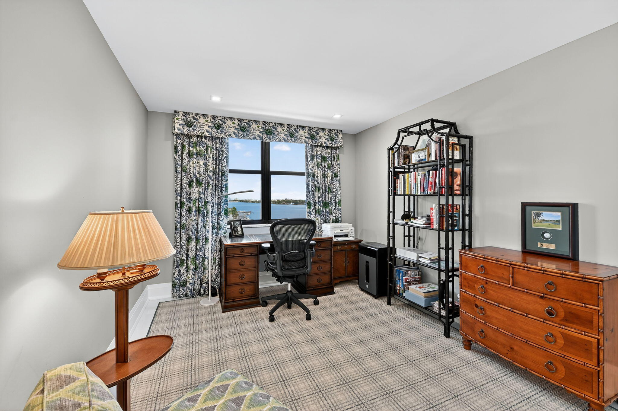 3800 Washington Road, Unit 1107 West Palm Beach, FL 33405 - Photo 28 of 49 a view of a workspace with furniture and a window