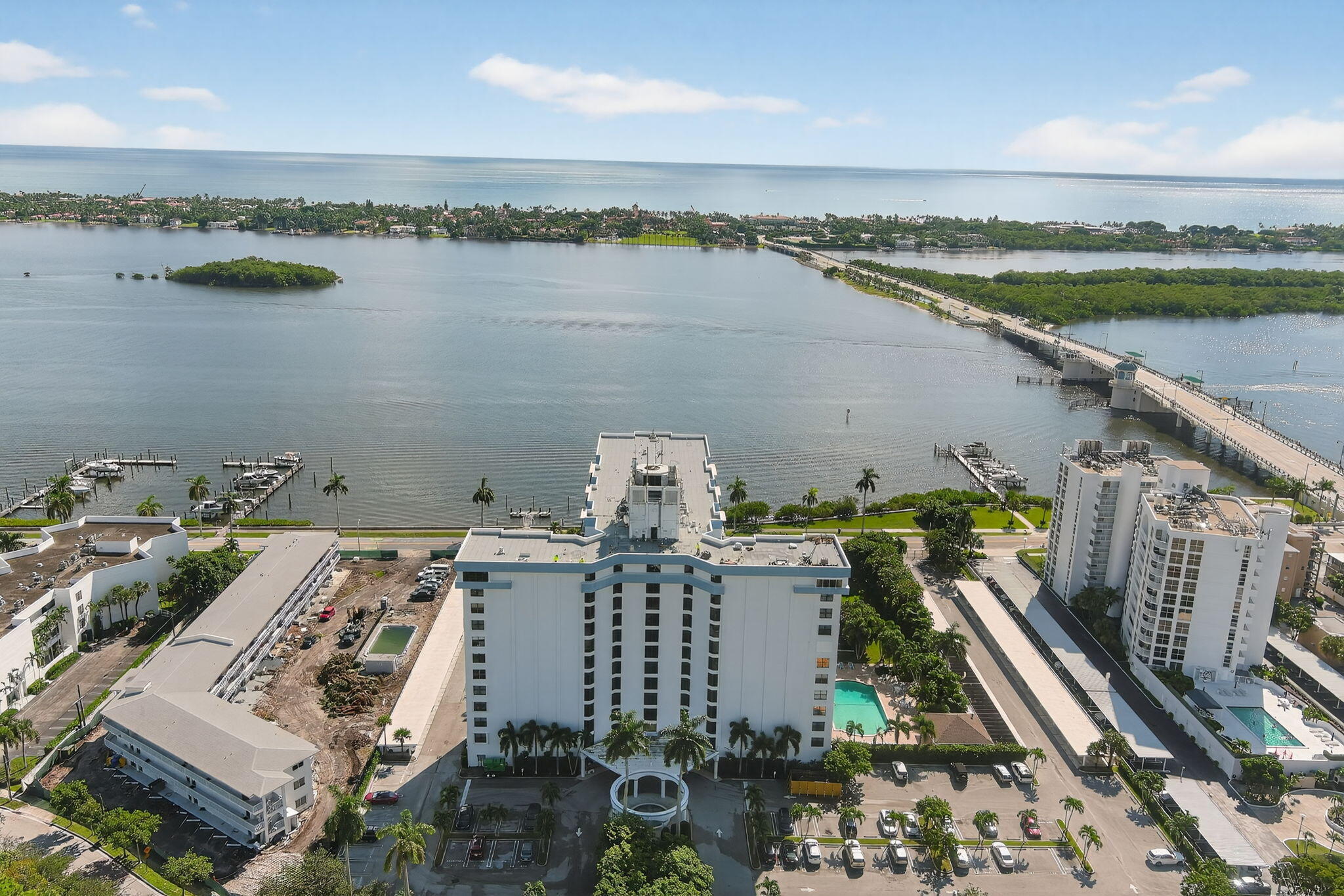 3800 Washington Road, Unit 1107 West Palm Beach, FL 33405 - Photo 49 of 49 an aerial view of a city and lake view