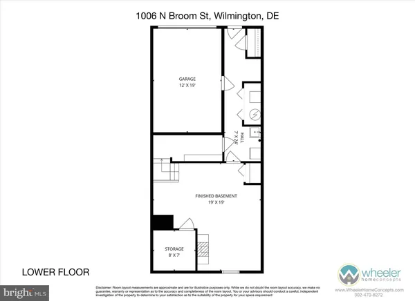 $565,000 | 1006 North Broom Street, Wilmington, DE 19806