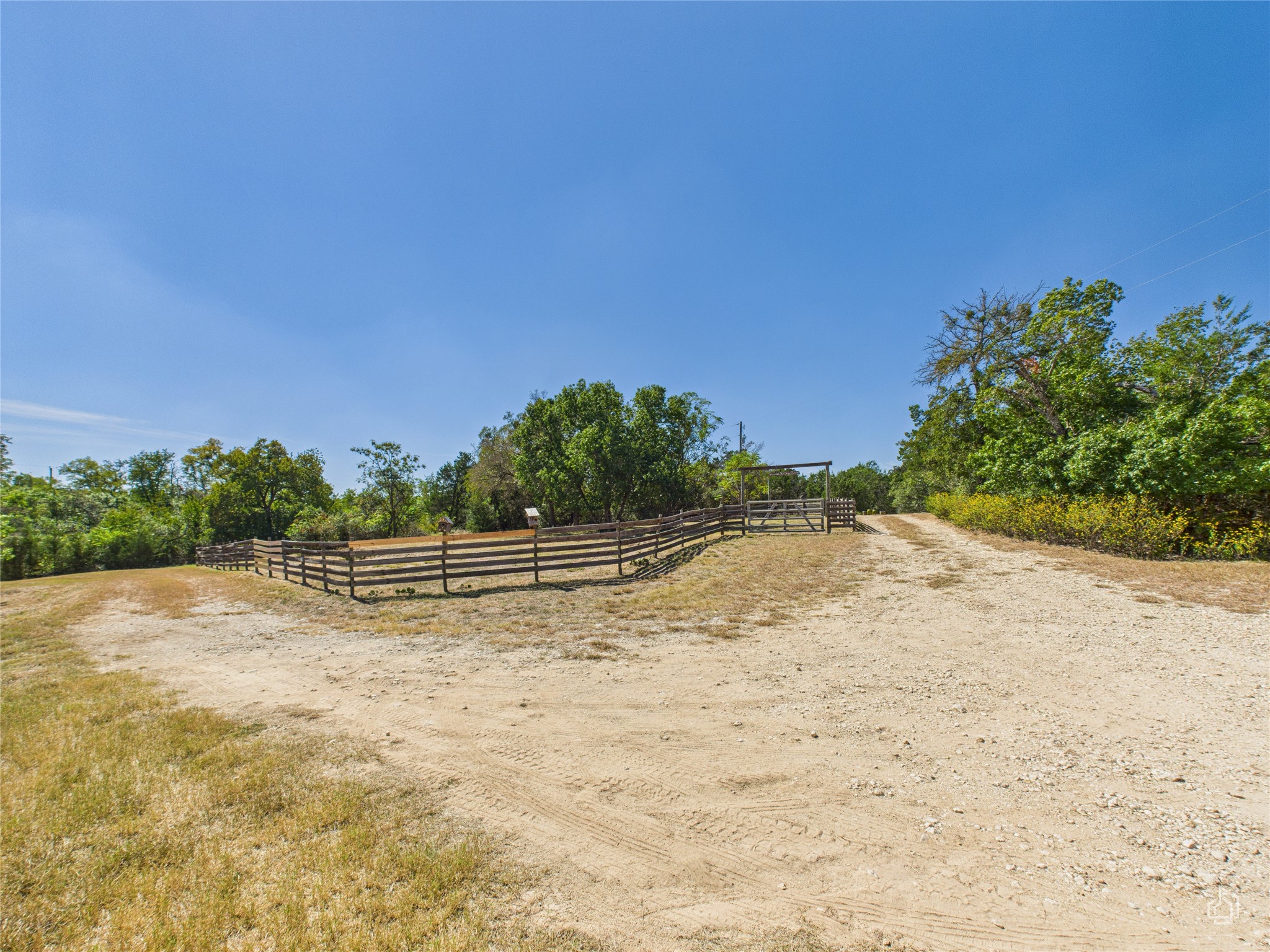 451 High Gabriel East Leander, TX 78641 - Photo 34 of 40 a view of a dry yard with wooden fence