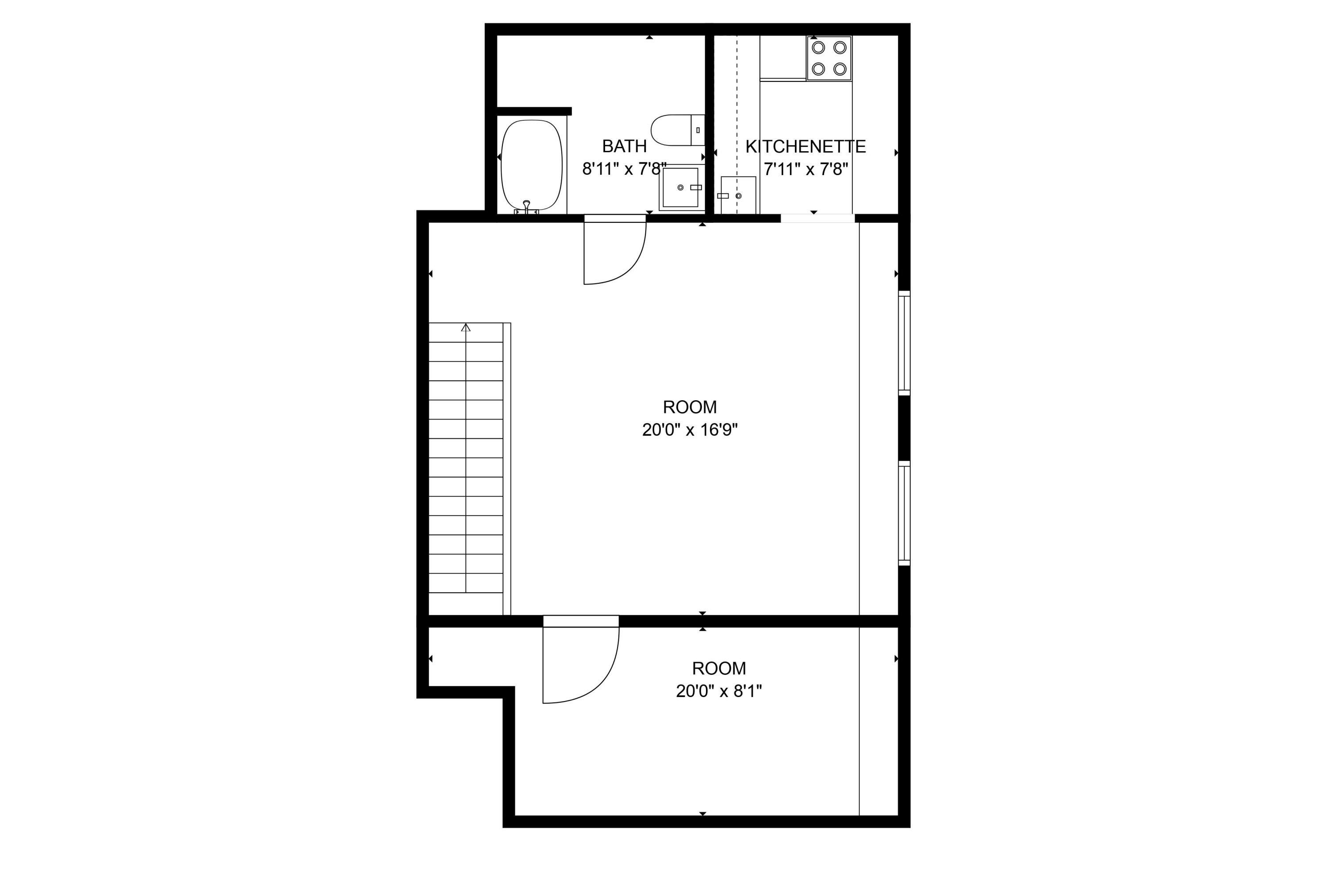 4624 Parman Road Stockbridge, MI 49285 - Photo 121 of 121 ADU - Unit 2 Second Level Floor Plan