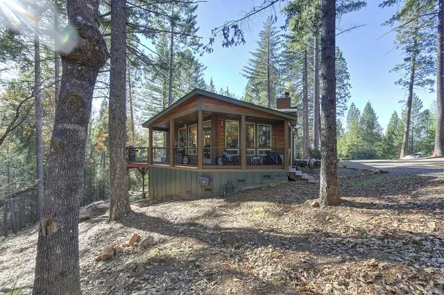 a view of a outdoor space with trees