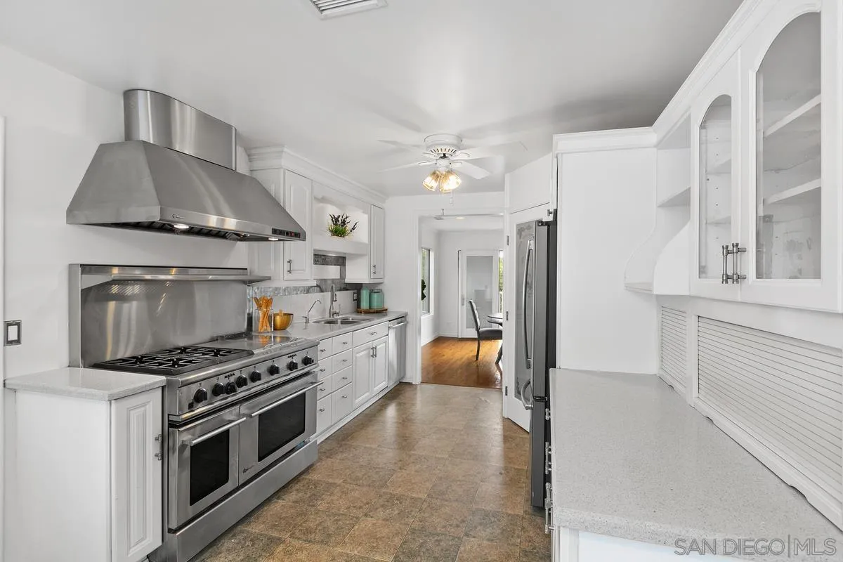 7609 El Paso Street La Mesa, CA 91942 - Photo 16 of 46 a kitchen with a stove and a microwave