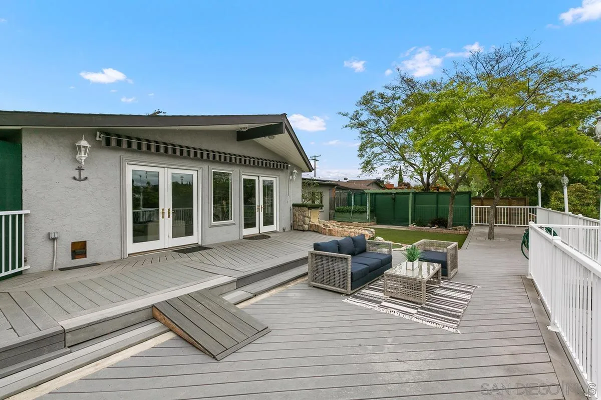 7609 El Paso Street La Mesa, CA 91942 - Photo 29 of 46 a view of a patio with couches and potted plants