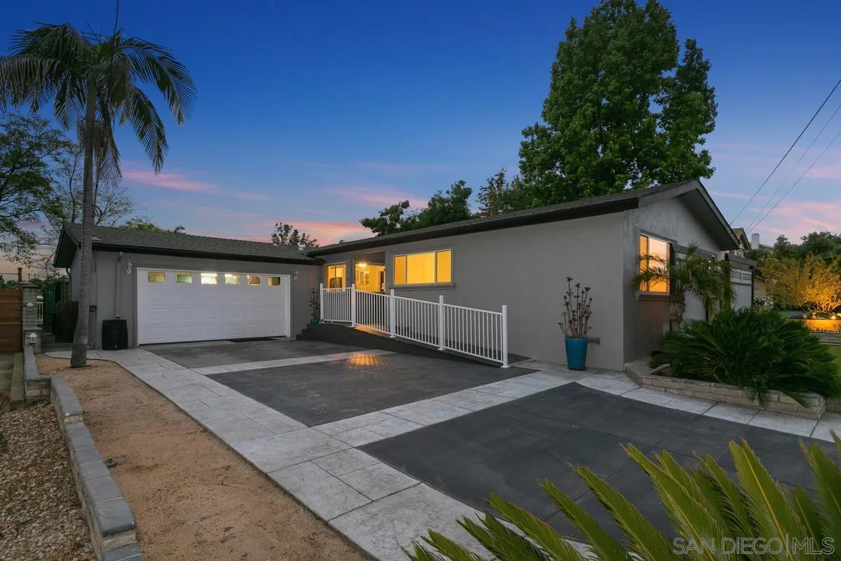 7609 El Paso Street La Mesa, CA 91942 - Photo 43 of 46 a view of a chairs and table in backyard of a house