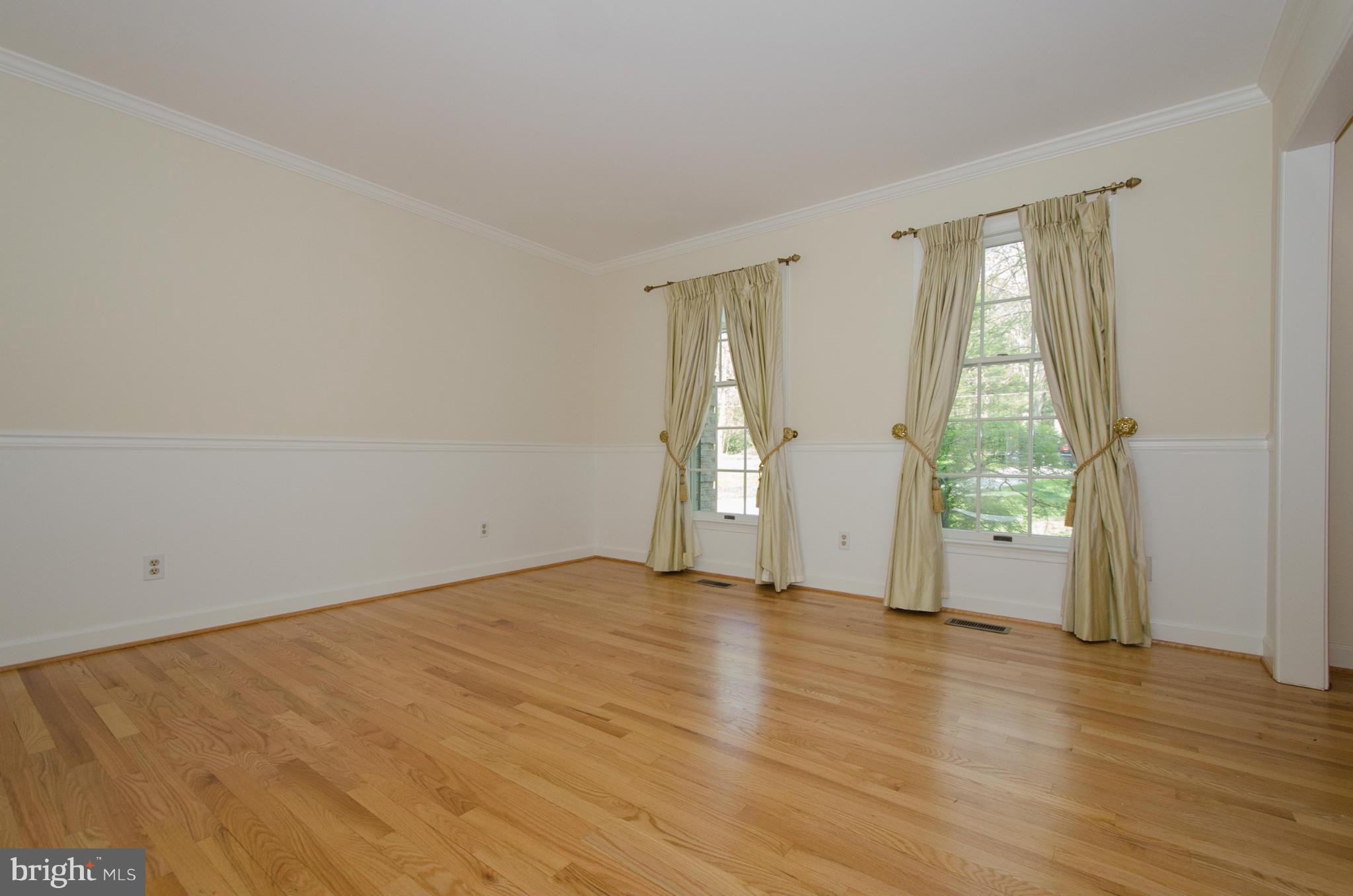 Dining Room w/refinished floor