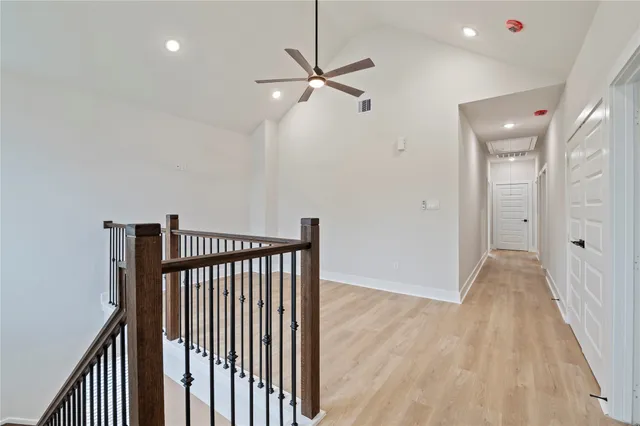 a view of a hallway with interior of the house