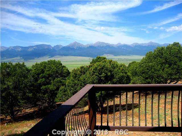 576 Ute Road Westcliffe, CO 81252 - Photo 19 of 25 MOUNTAIN VIEWS! LOW MAINTENANCE TREX DECK AND IRON RAILING