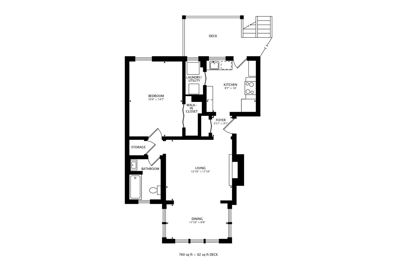 733 West Buckingham Place, Unit 13 Chicago, IL 60657 - Photo 27 of 28 a picture of floor plan