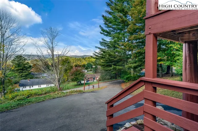 a view of a bench in a yard