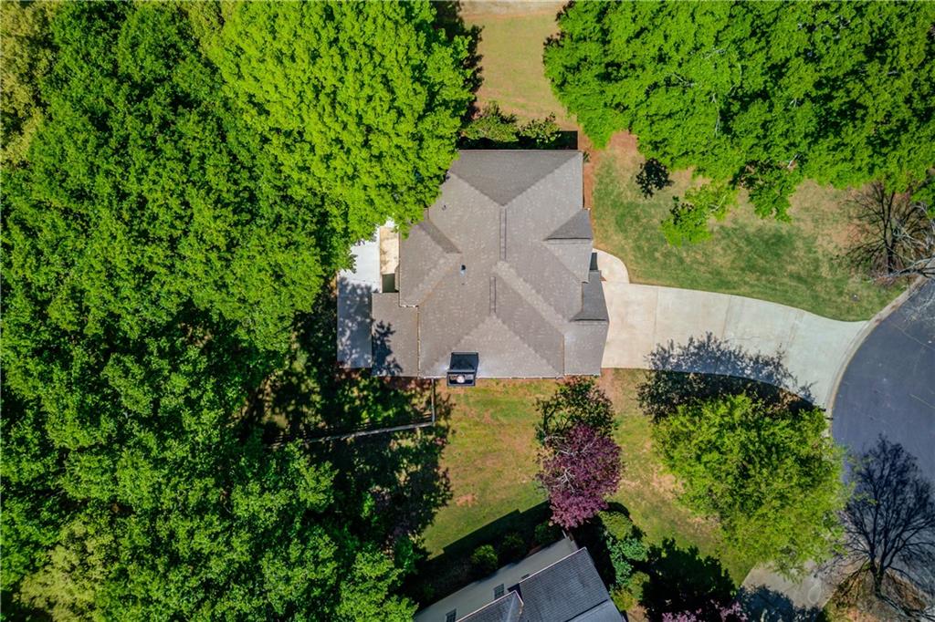2310 Olde Hickory Place Monroe, GA 30656 - Photo 36 of 46 an aerial view of a house with a yard