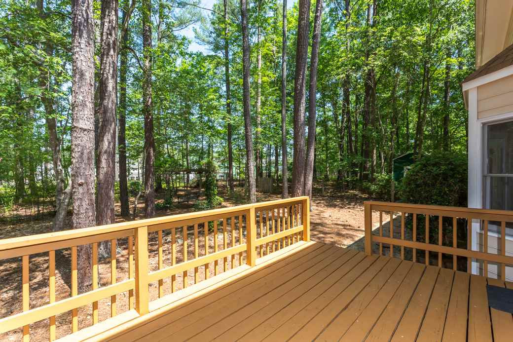 1117 Sedwick Road Durham, NC 27713 - Photo 11 of 13 Imagine the cookouts and enjoy the open back yard. Deck