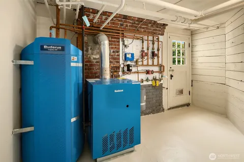 a view of storage and utility room