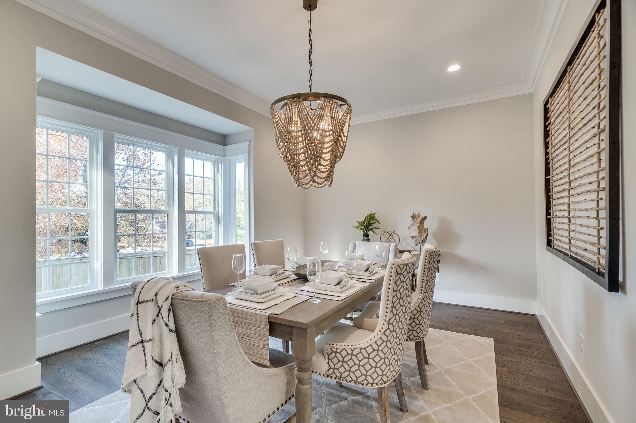8016 Wellington Road Alexandria, VA 22308 - Photo 13 of 43 Over sized designer trim and baseboards throughout