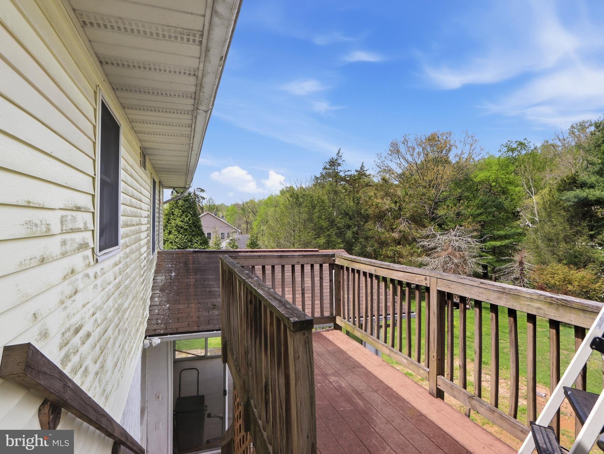 1926 Stringtown Road Sparks Glencoe, MD 21152 - Photo 21 of 46 small deck overlooking yard with stairs to patio