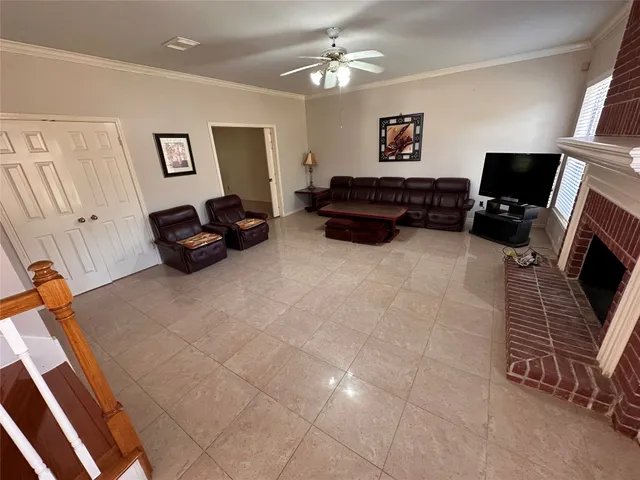 a room with furniture and a window