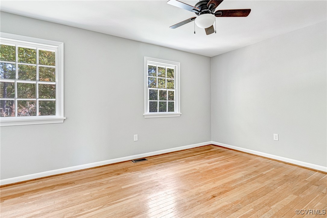 9101 Derbyshire Road, Unit E Henrico, VA 23229 - Photo 20 of 37 Spare room featuring light hardwood / wood-style f