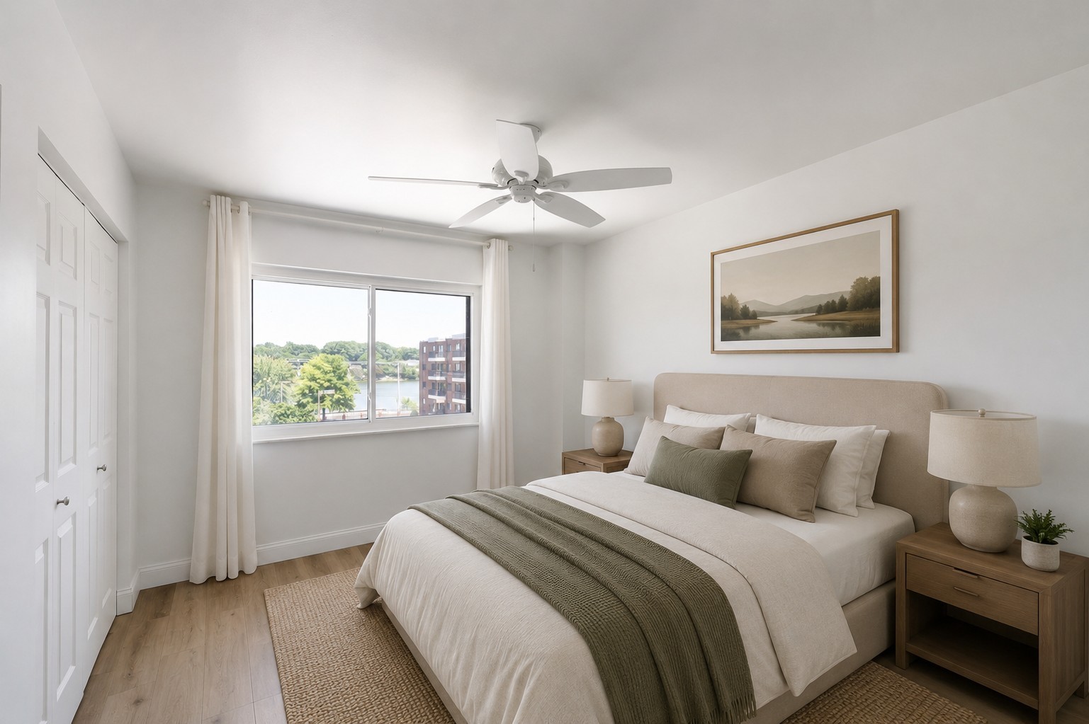 200 Sanders Ferry Road, Unit 2406 Hendersonville, TN 37075 - Photo 17 of 34 a bedroom with a large bed and a window