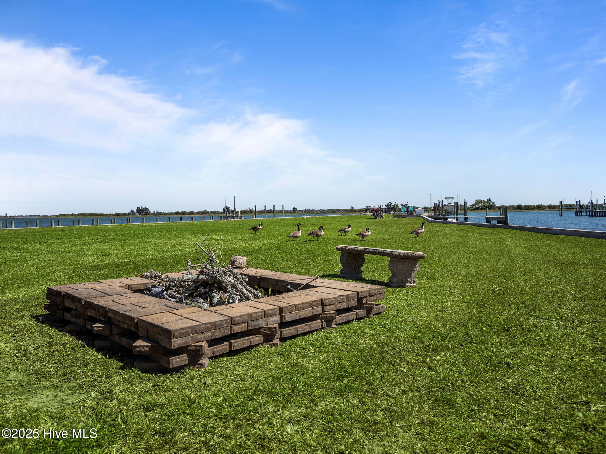 267 Live Oak Road Newport, NC 28570 - Photo 41 of 63 Firepit on the Peninsula