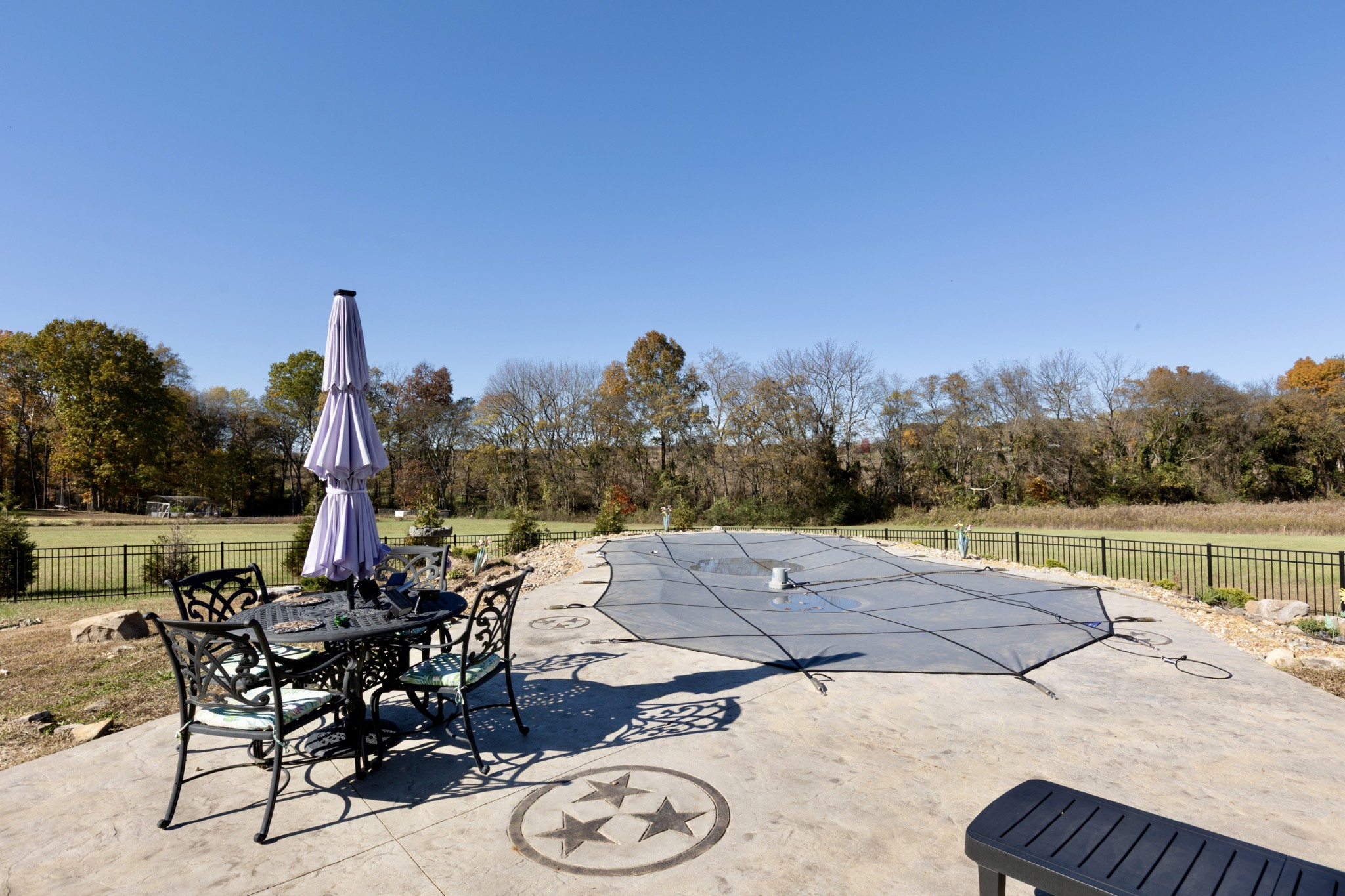 3378 New Hall Road Greenbrier, TN 37073 - Photo 17 of 67 a view of a terrace with furniture and city view