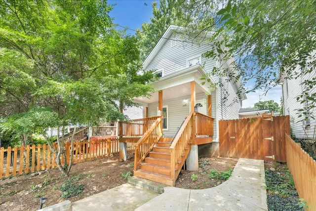 a view of outdoor space and deck