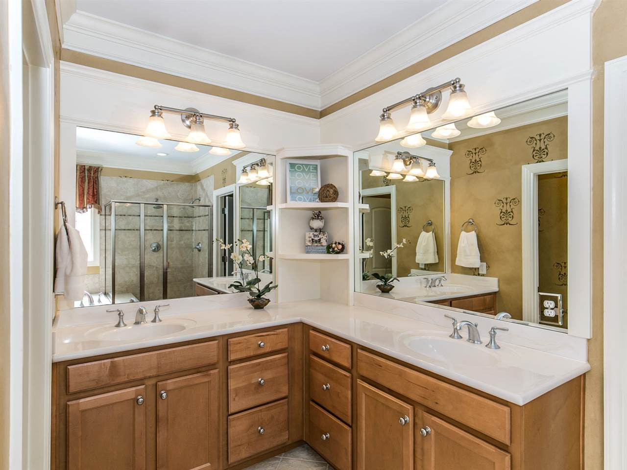 2725 Peachleaf Street Raleigh, NC 27614 - Photo 12 of 25 Dual Vanities and another Walk-in Closet in the Master Bath Master Bath/Spa