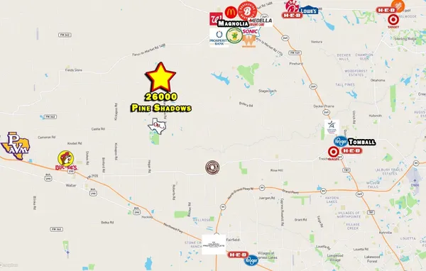 $735,000 | 26000 Pine Shadows Drive, Hockley, TX 77447