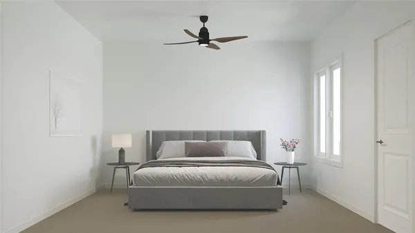 a bathroom with a double vanity sink and mirror