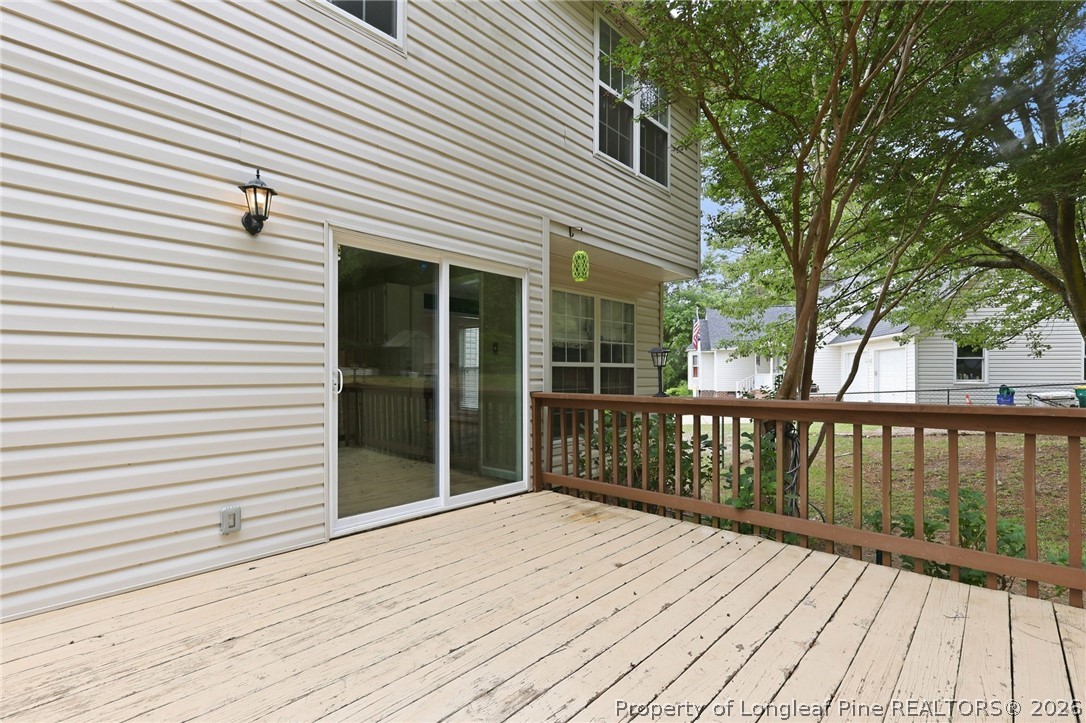 5113 Archer Road Hope Mills, NC 28348 - Photo 36 of 41 a view of a wooden deck