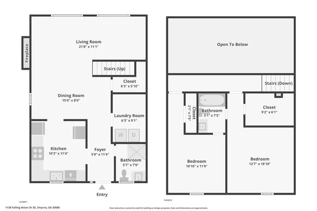 $315,000 | 1138 Falling Water Drive, Smyrna, GA 30080