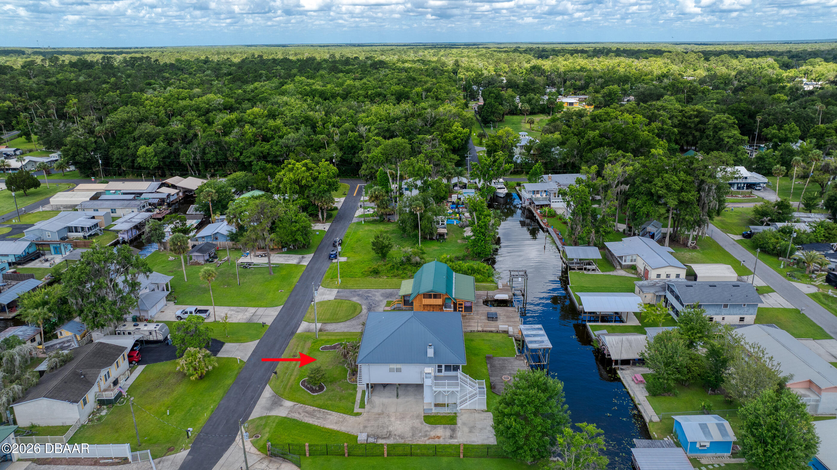 24535 Bonnet Road Astor, FL 32102 - Photo 80 of 82 Drone_24535BonnettRd-16_arrow