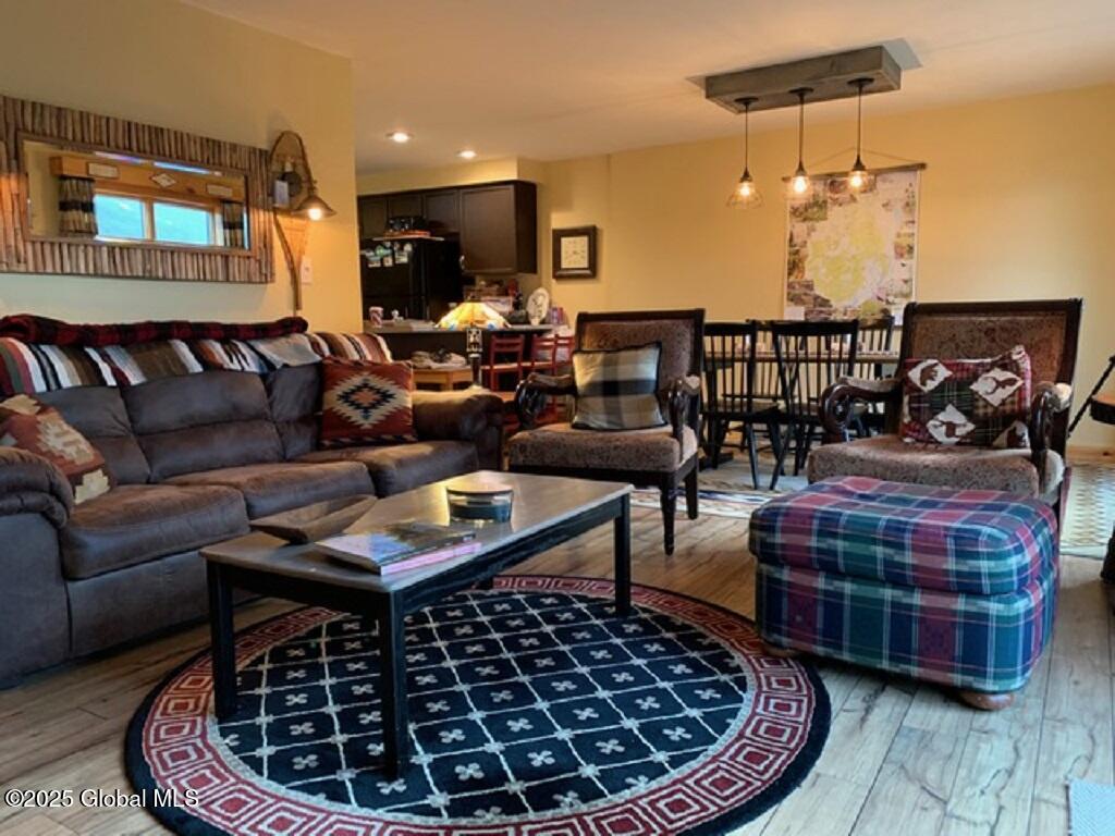 5 Freebern Road, Unit 5D North Creek, NY 12853 - Photo 4 of 12 5D Livingroom diningroom and kitchen