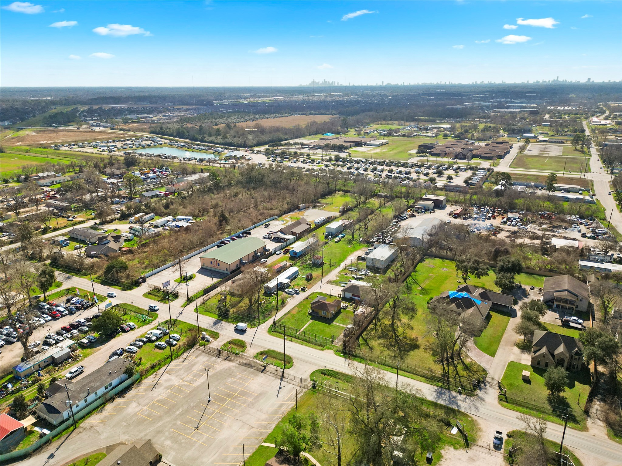 3127 Frick Road Houston, TX 77038 - Photo 16 of 16 an view of a city with an ocean