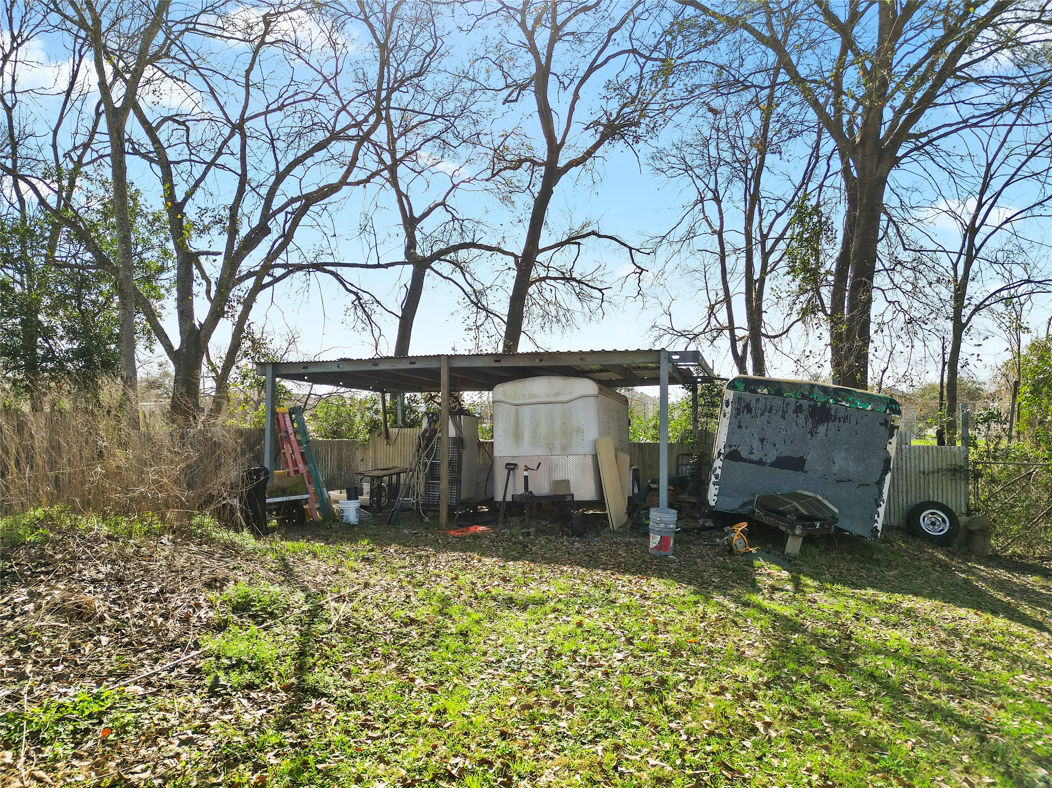 3127 Frick Road Houston, TX 77038 - Photo 6 of 16 a view of a back yard