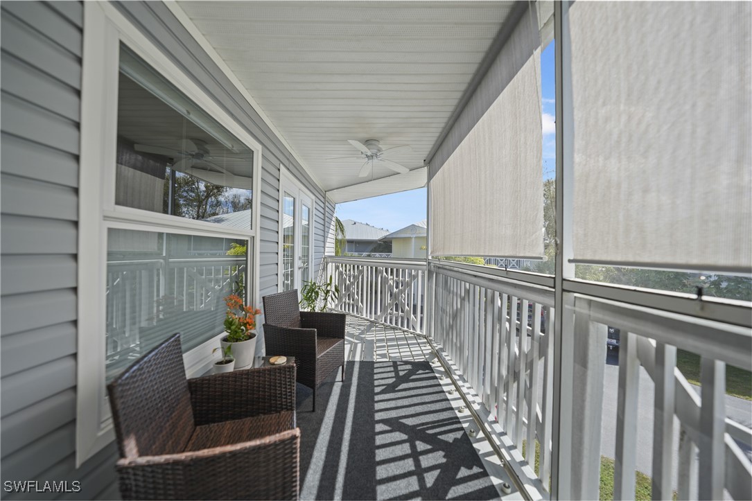 950 Moody Road, Unit 140 North Fort Myers, FL 33903 - Photo 26 of 46 a view of balcony with furniture