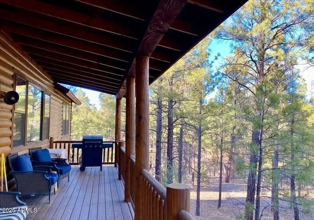 a view of a park with trees