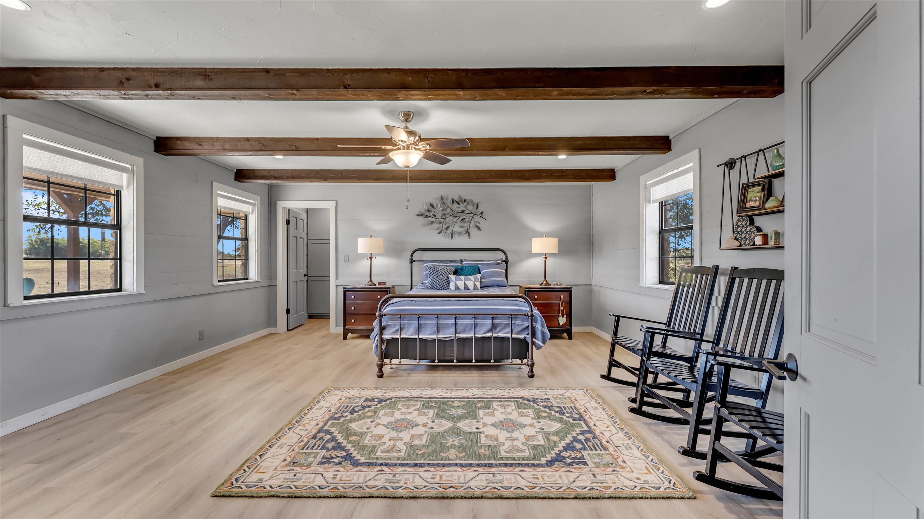 261 Diamond Cross Drive Llano, TX 78643 - Photo 15 of 30 a living room with furniture and a wooden floor