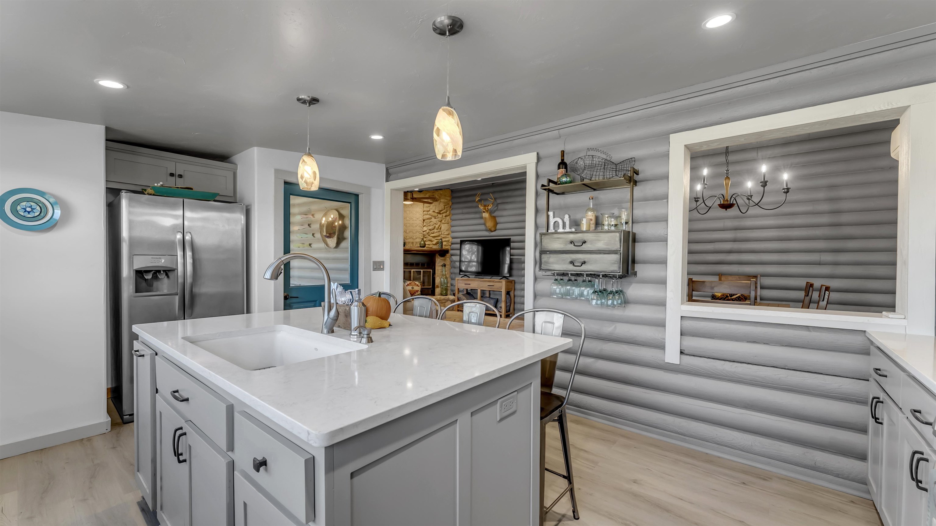 261 Diamond Cross Drive Llano, TX 78643 - Photo 27 of 30 a kitchen with sink refrigerator and stove