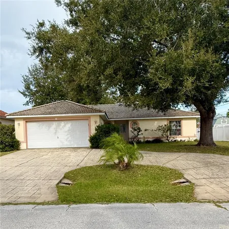 front view of house with a yard