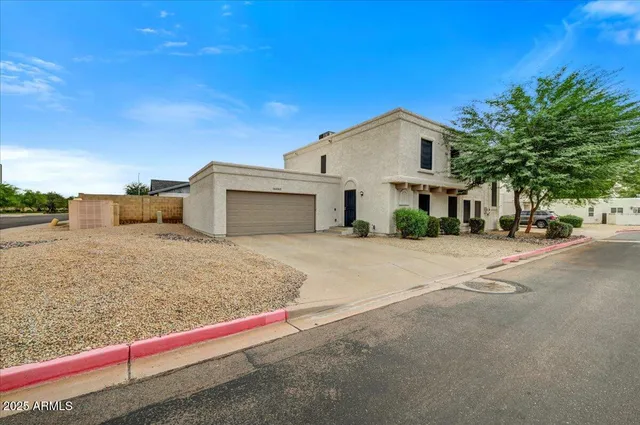 a view of large house with a street