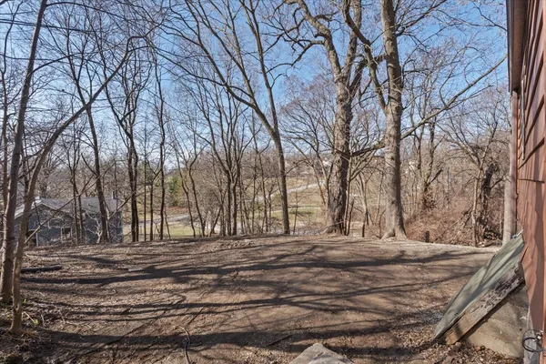 a view of road with covered with snow