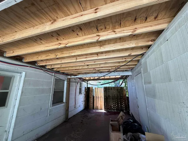 a view of under construction room and staircase