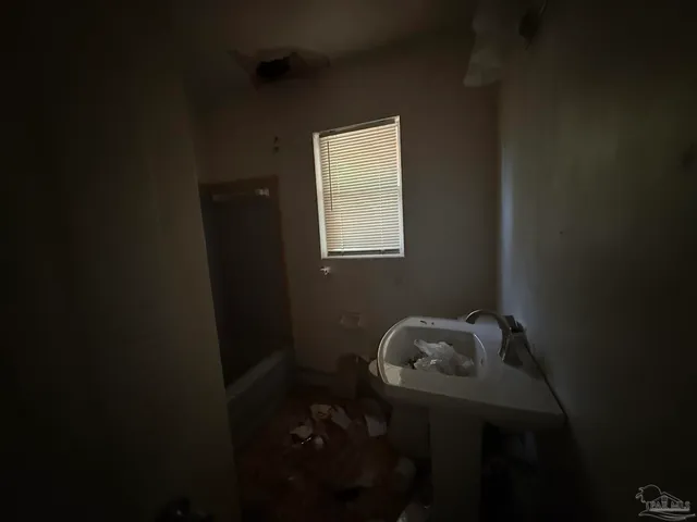 a small space with a window