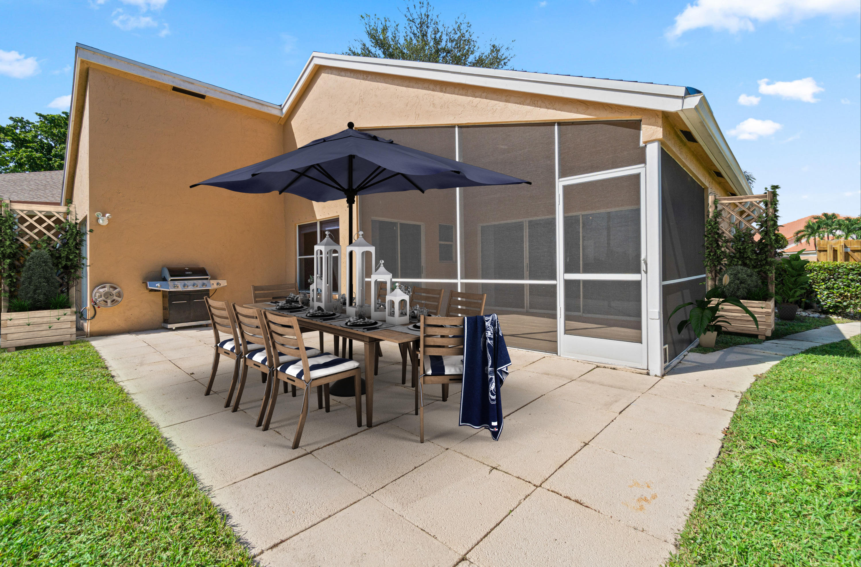 9482 Aegean Drive Boca Raton, FL 33496 - Photo 16 of 50 Staged outside