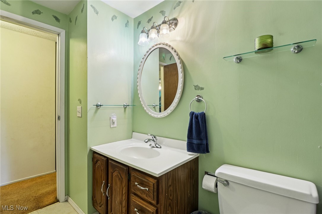 1625 Travers Road Madison, OH 44057 - Photo 27 of 41 Half bathroom featuring vanity and toilet