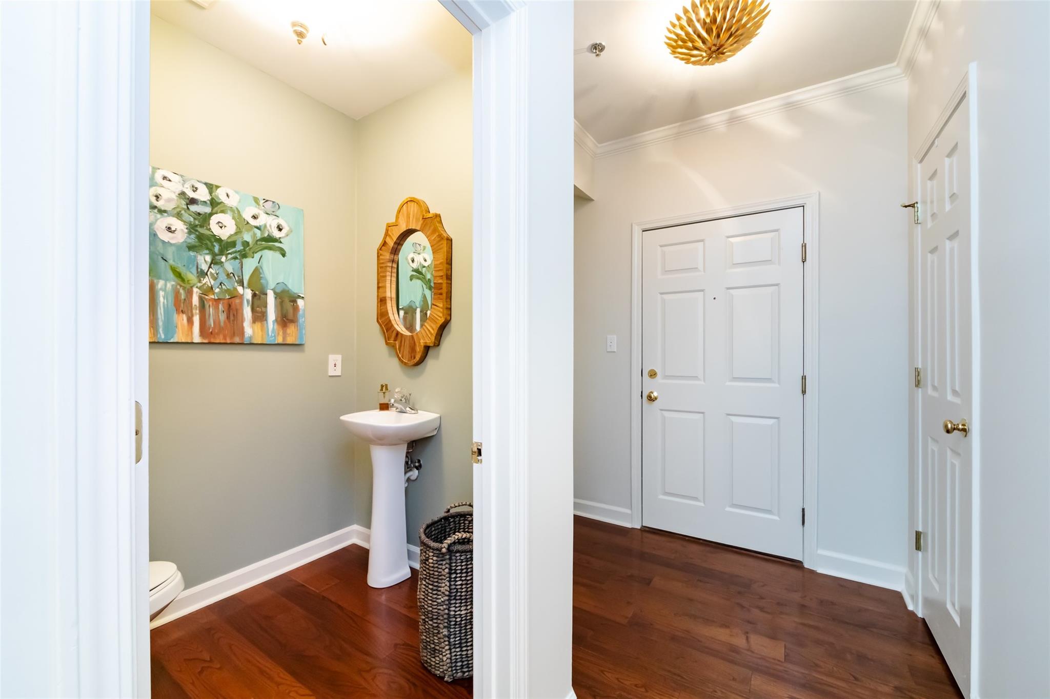 416 Queens Road, Unit 6 Charlotte, NC 28207 - Photo 6 of 37 a view of entryway with wooden floor