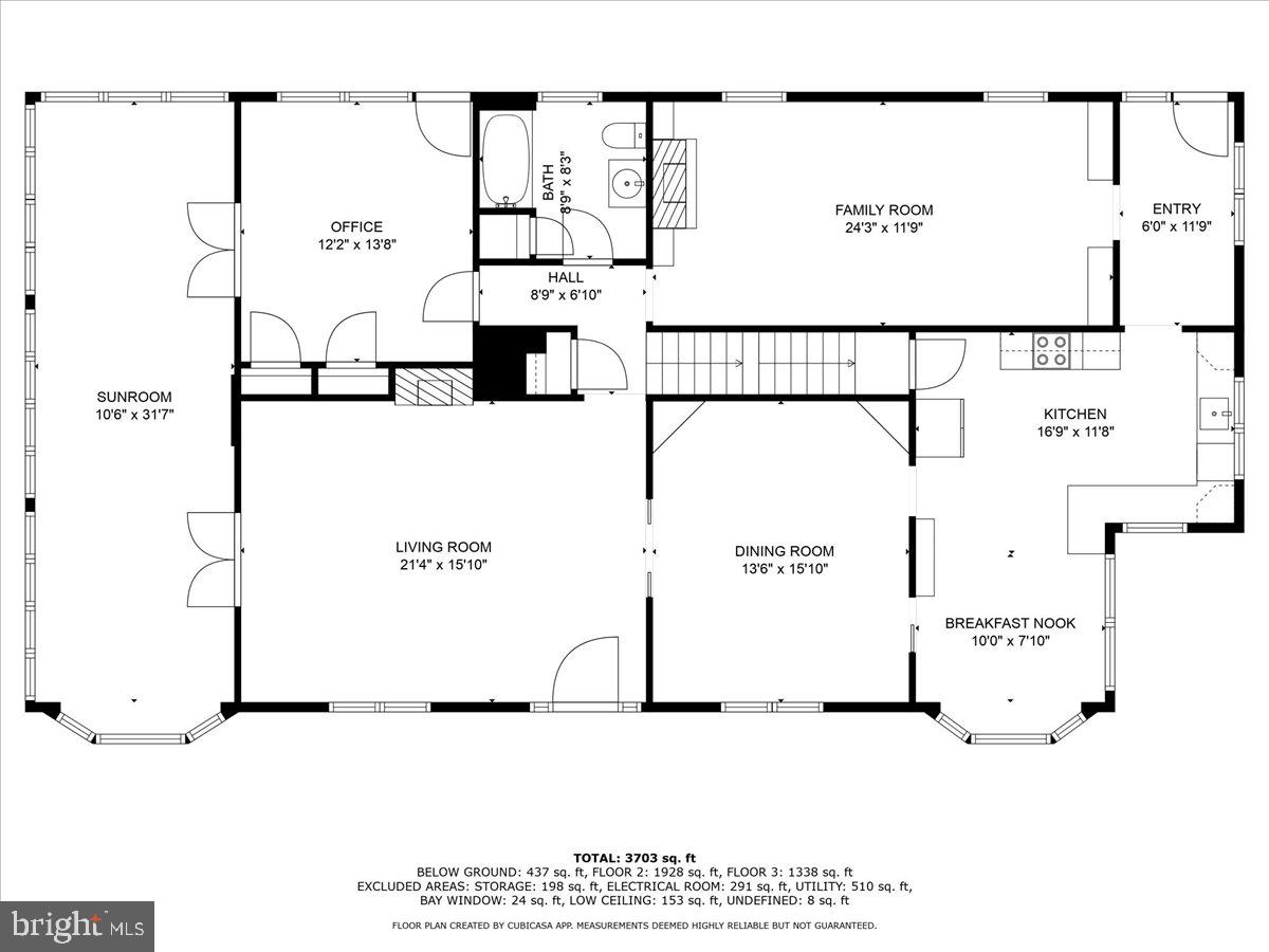 316 Chews Landing Road Haddonfield, NJ 08033 - Photo 52 of 55 Floor Plan - 1st Floor (Main Level)